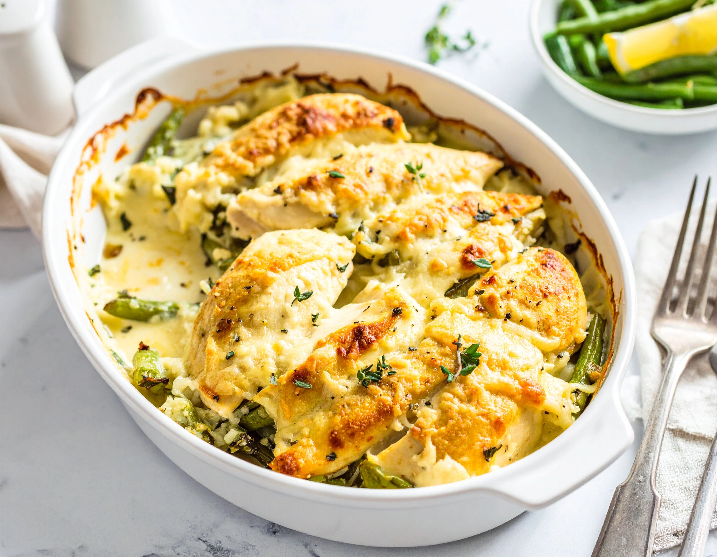 chiken with boursin cheese